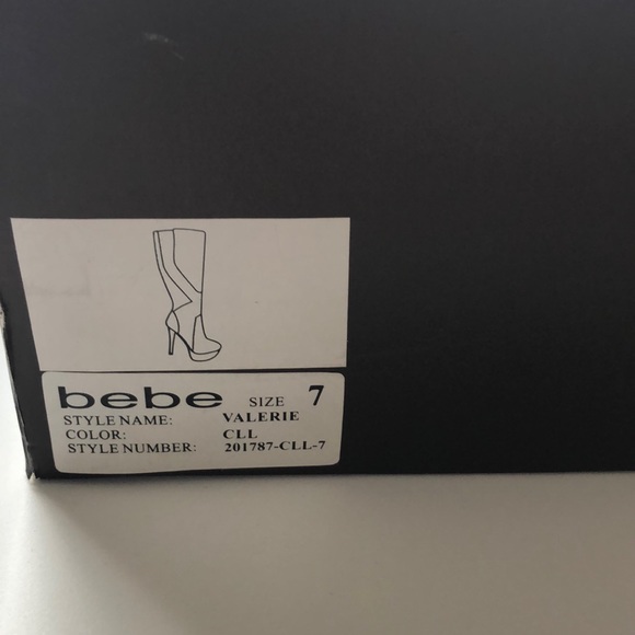 Bebe Valerie Knee High Boot Size 7 - Picture 2 of 3